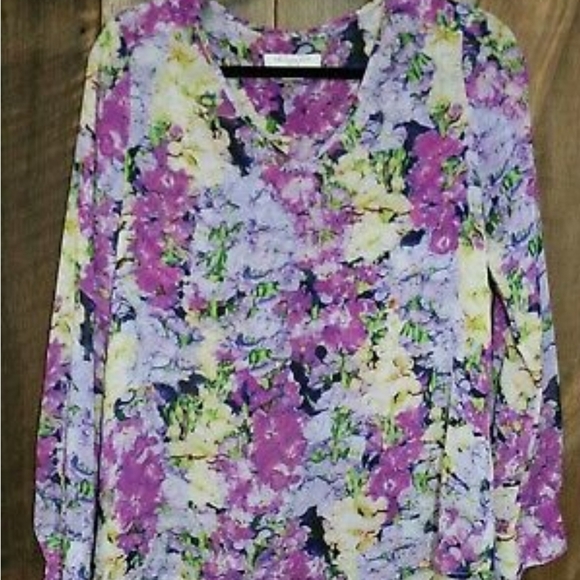 Liz Claiborne Floral Blouse - Picture 3 of 7